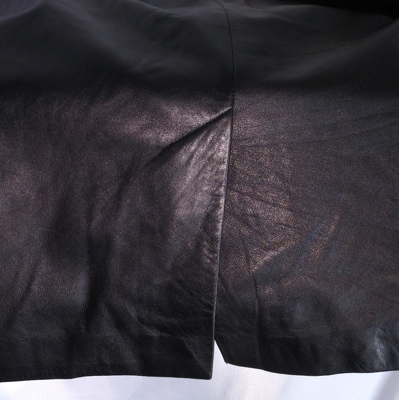 ELISABETH by Liz Claiborne (Petite) Leather Skirt - Picture 2 of 6